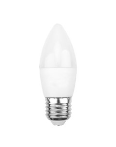 Лампа светодиодная E27 7 5 Вт 60 Вт свеча 4000 К свет нейтральный белый CN Rexant