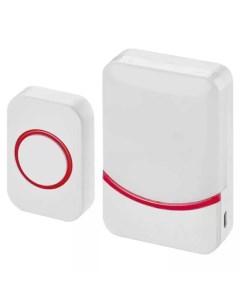 Звонок дверной беспроводной на батарейках 38 кнопка IP 44 с цифр кодом переливающийся белый красный  Rexant