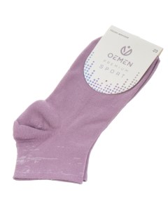 Носки для женщин хлопок VN356 сиреневые р 23 Oemen