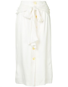 Wynn hamlyn юбка spindel с узлом 8 белый Wynn hamlyn