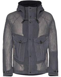 Ten c прозрачная куртка с капюшоном и накладными карманами Ten-c