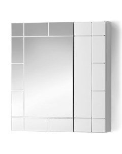 Шкаф зеркальный Анна 60см белый Акваль