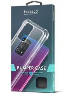 Чехол Bumper Case для Samsung Galaxy S22 прозрачный Borasco