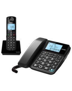DECT проводной телефон S250 Combo черный Alcatel