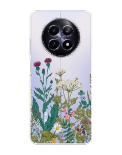 Чехол на Realme 12 5G Дикие полевые цветы Nobrand