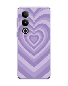 Чехол на OnePlus Ace 3V Violet heart latte Case place