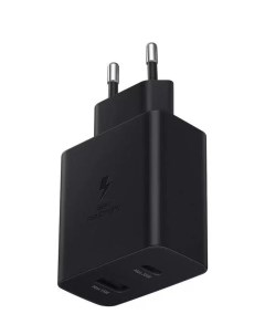 Сетевое зарядное устройство EP TA220NBEGRU 1x USB Type A 1xUSB Type C 5 А черный Samsung
