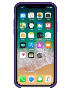 Накладка Silicone Case Ultra Violet для iPhone X Apple