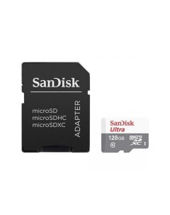 Карта памяти Ultra 128GB microSD SDSQUNR 128G GN6TA Sandisk