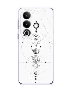Чехол на OnePlus Ace 3V Парад планет Case place