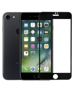 NO NAME Защитное стекло 2 5D Ceramics для iPhone 7 8 гибкое матовое черный Full glue
