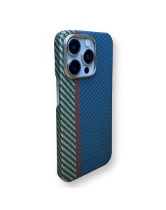 Чехол карбоновый для iPhone 15 Pro Max MagSafe Кевларовый из арамидного волокна Tlc tech link company