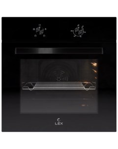 Встраиваемый электрический духовой шкаф EDM 040 BBL черный Lex