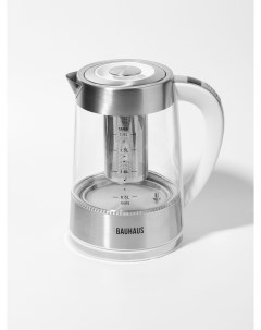 Чайник электрический BH0191 1 8 л белый серебристый Bauhaus
