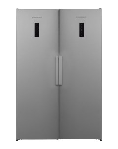 Холодильник SBS711EZ12X серебристый Scandilux