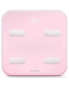 Весы напольные S Smart Scale розовый Yunmai