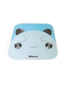 Весы напольные Kid kitty голубой разноцветный Minerva