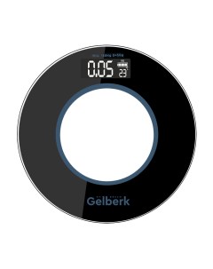 Весы напольные GL F105 черный прозрачный Gelberk