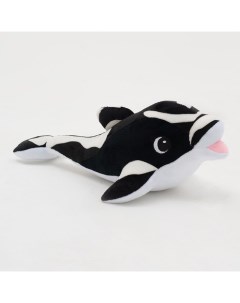 Мягкая игрушка Дельфин цвет чёрно белый 36 см Прима тойс