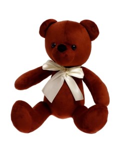 Мягкая игрушка Мишка Блум с лентой цвет коричневый 25 см Прима тойс