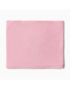 Снуд детский цвет розовый размер 50х22 см Мегашапка