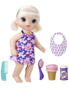 Интерактивная кукла Hasbro Малышка с мороженным C1090 Baby alive