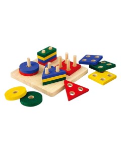 Развивающая деревянная игрушка Геометрический сортер Plan toys