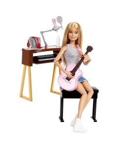 Куклы Кукла Музыкант с гитарой и пианино FCP73 Barbie