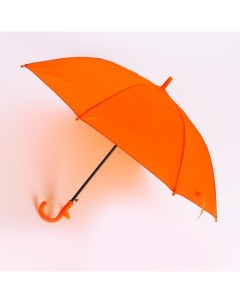 Зонт детский полуавтоматический d 90 см цвет оранжевый Funny toys