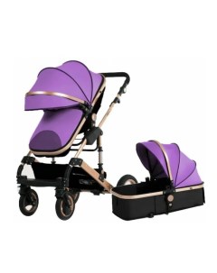 Детская коляска трансформер 2 в 1 Q3 фиолетовый Wisesonle