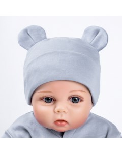 Шапка детская AB OD22 NE16Be1 серый 42 44 Amarobaby