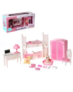 Игровой набор Семейная усадьба спальная комната 9939302 мебель для кукол Nobrand