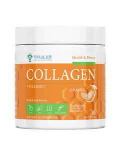 Суставной комплекс Collagen Vitamin С апельсин 36 порций Tree of life