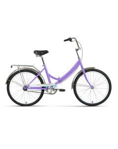 Велосипед 24 VALENCIA 3 0 3 ск 2022 рама 16 фиолетовый голубой Forward