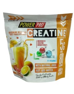 Креатин PowerPro Creatine 400 г Мульти Оранж Power pro