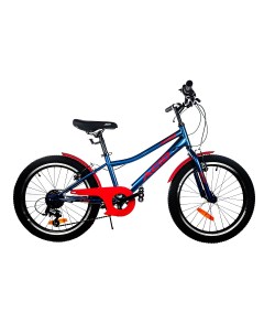 Велосипед подростковый G 220 20 рама 11 2024 года темно синий красный Acid