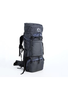 Рюкзак туристический 100 л отдел на шнурке 2 наружных кармана цвет серый Taif