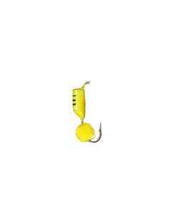 Мормышка Столбик с Сырным кубиком лимонный вес 1 г размер 3 10 шт Wormix