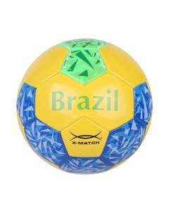 Мяч футбольный Бразилия мяч для игры в футбол размер 5 X-match