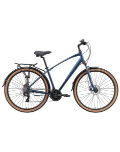 Велосипед Touring 28 2 D 2024 темно синий матовый черный 20 Stark