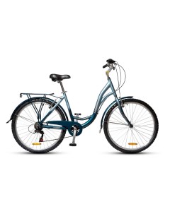 Велосипед Perle рама 18 2023 года голубой Хорст