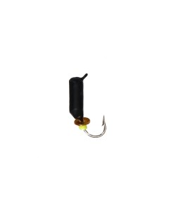 Мормышка Столбик черная вес 0 6 г размер 2 5 10 шт Wormix