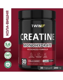 Креатин моногидрат Creatine Monohydrate Кола Вишня порошок 30 порций 1win