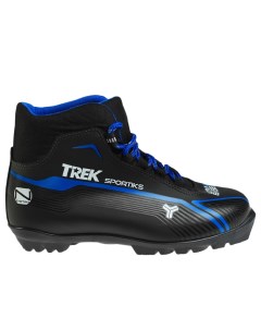 Ботинки лыжные Sportiks NNN ИК цвет чёрный лого синий размер 37 Trek
