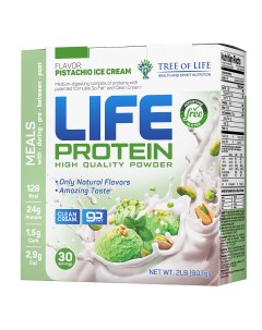 Протеин сывороточный и изолят Life Protein фисташковое мороженое 30 порций Tree of life
