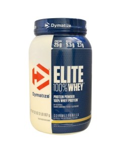 Протеин Elite Whey 908 г gourmet vanilla Dymatize nutrition