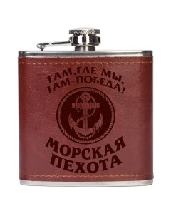 Фляга символикой Морская Пехота 6 Oz 180 мл Kamukamu