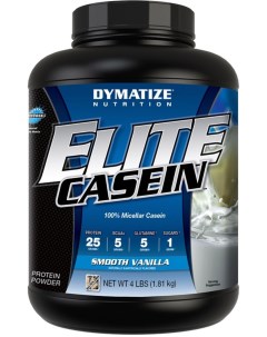Протеин Elite Casein 1860 г vanilla cream Dymatize nutrition