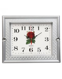 Часы настенные Роза 22 5 х 27 5 см плавный ход Nobrand