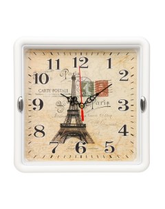 Часы настенные Париж 22 х 22 см плавный ход Nobrand
